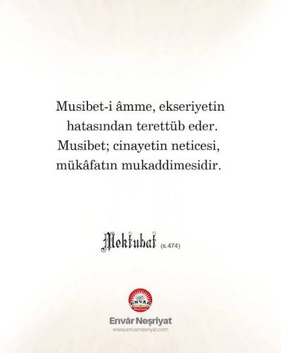 NASİHAT MUSİBET